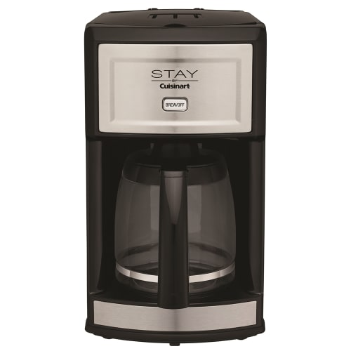 STAY by Cuisinart 12-Cup Coffeemaker, Black and Stainless Steel